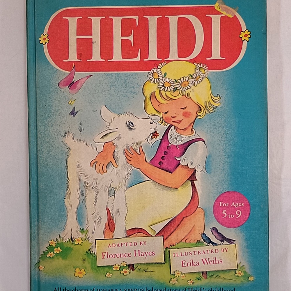 Random House Heidi Childrens Hardcover Book Blue Erika Weihs Johanna Spyri 1946